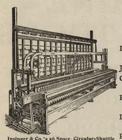An illustration from Textile calculations : being a guide to calculations relating to the construction of all kinds of yarns and fabrics, the analysis of cloth, speed, power and belt calculations : for the use of students, operatives, overseers and manufacturers (1896)