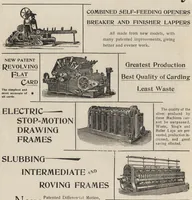 An illustration from Textile calculations : being a guide to calculations relating to the construction of all kinds of yarns and fabrics, the analysis of cloth, speed, power and belt calculations : for the use of students, operatives, overseers and manufacturers (1896)