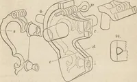 An illustration from The practical metal-worker's assistant : containing the arts of working all metals and alloys, forging of iron and steel, hardening and tempering, melting and mixing, casting and founding, works in sheet metal, the processes dependent on the ductility of the metals, soldering, and the most improved processes, and tools employed by metal-workers, with the application of the art of electro-metallurgy to manufacturing processes : collected from original sources, and from the works of Holtzapffel, Bergeron, Leupold, Plumier, Napier, and others ... (1851)