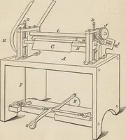 An illustration from The practical metal-worker's assistant : containing the arts of working all metals and alloys, forging of iron and steel, hardening and tempering, melting and mixing, casting and founding, works in sheet metal, the processes dependent on the ductility of the metals, soldering, and the most improved processes, and tools employed by metal-workers, with the application of the art of electro-metallurgy to manufacturing processes : collected from original sources, and from the works of Holtzapffel, Bergeron, Leupold, Plumier, Napier, and others ... (1851)