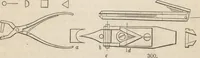 An illustration from The practical metal-worker's assistant : containing the arts of working all metals and alloys, forging of iron and steel, hardening and tempering, melting and mixing, casting and founding, works in sheet metal, the processes dependent on the ductility of the metals, soldering, and the most improved processes, and tools employed by metal-workers, with the application of the art of electro-metallurgy to manufacturing processes : collected from original sources, and from the works of Holtzapffel, Bergeron, Leupold, Plumier, Napier, and others ... (1851)