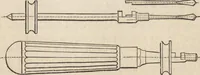 An illustration from The practical metal-worker's assistant : containing the arts of working all metals and alloys, forging of iron and steel, hardening and tempering, melting and mixing, casting and founding, works in sheet metal, the processes dependent on the ductility of the metals, soldering, and the most improved processes, and tools employed by metal-workers, with the application of the art of electro-metallurgy to manufacturing processes : collected from original sources, and from the works of Holtzapffel, Bergeron, Leupold, Plumier, Napier, and others ... (1851)