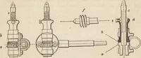 An illustration from The practical metal-worker's assistant : containing the arts of working all metals and alloys, forging of iron and steel, hardening and tempering, melting and mixing, casting and founding, works in sheet metal, the processes dependent on the ductility of the metals, soldering, and the most improved processes, and tools employed by metal-workers, with the application of the art of electro-metallurgy to manufacturing processes : collected from original sources, and from the works of Holtzapffel, Bergeron, Leupold, Plumier, Napier, and others ... (1851)