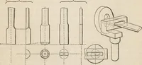 An illustration from The practical metal-worker's assistant : containing the arts of working all metals and alloys, forging of iron and steel, hardening and tempering, melting and mixing, casting and founding, works in sheet metal, the processes dependent on the ductility of the metals, soldering, and the most improved processes, and tools employed by metal-workers, with the application of the art of electro-metallurgy to manufacturing processes : collected from original sources, and from the works of Holtzapffel, Bergeron, Leupold, Plumier, Napier, and others ... (1851)