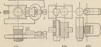 An illustration from The practical metal-worker's assistant : containing the arts of working all metals and alloys, forging of iron and steel, hardening and tempering, melting and mixing, casting and founding, works in sheet metal, the processes dependent on the ductility of the metals, soldering, and the most improved processes, and tools employed by metal-workers, with the application of the art of electro-metallurgy to manufacturing processes : collected from original sources, and from the works of Holtzapffel, Bergeron, Leupold, Plumier, Napier, and others ... (1851)