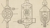 An illustration from The practical metal-worker's assistant : containing the arts of working all metals and alloys, forging of iron and steel, hardening and tempering, melting and mixing, casting and founding, works in sheet metal, the processes dependent on the ductility of the metals, soldering, and the most improved processes, and tools employed by metal-workers, with the application of the art of electro-metallurgy to manufacturing processes : collected from original sources, and from the works of Holtzapffel, Bergeron, Leupold, Plumier, Napier, and others ... (1851)