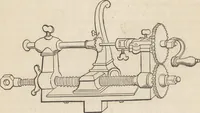 An illustration from The practical metal-worker's assistant : containing the arts of working all metals and alloys, forging of iron and steel, hardening and tempering, melting and mixing, casting and founding, works in sheet metal, the processes dependent on the ductility of the metals, soldering, and the most improved processes, and tools employed by metal-workers, with the application of the art of electro-metallurgy to manufacturing processes : collected from original sources, and from the works of Holtzapffel, Bergeron, Leupold, Plumier, Napier, and others ... (1851)