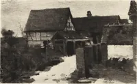 An illustration from Modern paintings by German and Austrian masters (1916)
