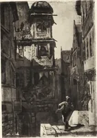 An illustration from Modern paintings by German and Austrian masters (1916)