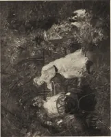 An illustration from Modern paintings by German and Austrian masters (1916)