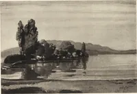 An illustration from Modern paintings by German and Austrian masters (1916)