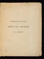 Picture 1 of 5 from Complément des études sur la vision des couleurs (1879), leaf 2