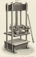 An illustration from J.G. Gentele's Lehrbuch der Farbenfabrikation : Anweisung zur Darstellung, Untersuchung und Verwendung der im Handel vorkommenden Malerfarben, zum Gebrauche für Farben-, Tusch-, und Tapetenfabrikanten, Chemiker, Techniker, Kaufleute, Maler, Koloristen und andere Farbenkonsumenten (1906)