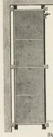 An illustration from J.G. Gentele's Lehrbuch der Farbenfabrikation : Anweisung zur Darstellung, Untersuchung und Verwendung der im Handel vorkommenden Malerfarben, zum Gebrauche für Farben-, Tusch-, und Tapetenfabrikanten, Chemiker, Techniker, Kaufleute, Maler, Koloristen und andere Farbenkonsumenten (1906)