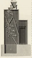 An illustration from J.G. Gentele's Lehrbuch der Farbenfabrikation : Anweisung zur Darstellung, Untersuchung und Verwendung der im Handel vorkommenden Malerfarben, zum Gebrauche für Farben-, Tusch-, und Tapetenfabrikanten, Chemiker, Techniker, Kaufleute, Maler, Koloristen und andere Farbenkonsumenten (1906)