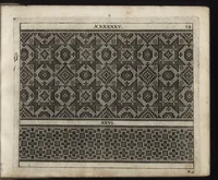 An illustration from Newes Modelbuch in Kupffer gemacht : darinen allerhand Arth newer Mödel von dün, mittel vnd dick aussgeschnidener Arbeit, auch andern künstlichen Nehwerck zu gebrauchen mit Vleiss inn Druck verfertigt (1604)