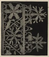 An illustration from Lace, ancient and modern : comprising a history of its origin and manufacture, with instructions concerning the manner of making it (1880)