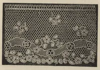 An illustration from Lace, ancient and modern : comprising a history of its origin and manufacture, with instructions concerning the manner of making it (1880)