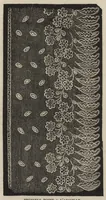 An illustration from Lace, ancient and modern : comprising a history of its origin and manufacture, with instructions concerning the manner of making it (1880)