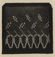 An illustration from Lace, ancient and modern : comprising a history of its origin and manufacture, with instructions concerning the manner of making it (1880)