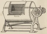 An illustration from The practical scourer and garment dyer : comprising dry or chemical cleansing, the art of removing stains, fine washing, bleaching and dyeing of straw hats, gloves and feathers of all kinds, dyeing of worn clothes of all fabrics, including mixed goods, by one dip, and the manufacture of soaps and fluids for cleansing purposes (1893)