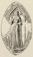 An illustration from Le procès de Guichard, évêque de Troyes (1308-1313) (1896)