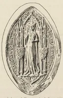 An illustration from Le procès de Guichard, évêque de Troyes (1308-1313) (1896)