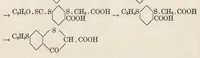 An illustration from Dyes classified by intermediates : dyes tabularly arranged under each intermediate, with statistical and other data for both dyes and intermediates : glossary of dye and intermediate names alphabetically arranged (1922)
