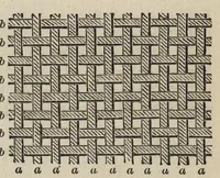 An illustration from Design in textile fabrics (1885)