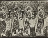 An illustration from A new history of painting in Italy, from the II to the XVI century; (1908)
