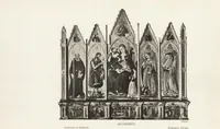 An illustration from A new history of painting in Italy, from the II to the XVI century; (1908)