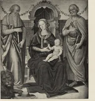 An illustration from Chantilly, Musée Condé. Notice des peintures (1899)