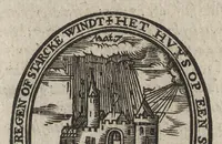 An illustration from Het schilder-boeck : waerin voor eerst de leerlustighe-jueght den grondt der edel vrye schilderkonst in verscheyden deelen wort voor-gedragen : daer na in drij deelen t'leven der vermaerde doorluchtighe schilders des ouden ende nieuwen tydts : eyndlyck d'uytlegginghe op den Metamorphoseon Pub. Ovidij Nasonis, met d'uytbeeldinge der figueren, alles dienstich ende nut den schilders, const-beminders ende dichters en alle andere staten van menschen (1618)