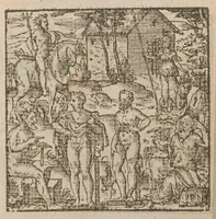 An illustration from Hadriani Iunii medici Emblemata : eiusdem ænigmatum libellus (1585)