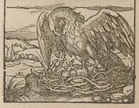 An illustration from Hadriani Iunii medici Emblemata : eiusdem ænigmatum libellus (1585)