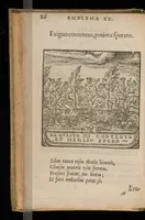 An illustration from Hadriani Iunii medici Emblemata : eiusdem ænigmatum libellus (1585)