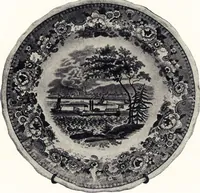 An illustration from Anglo-American pottery : old English china with American views, a manual for collectors (1901)