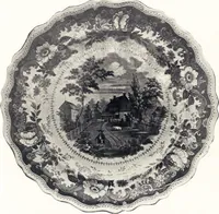 An illustration from Anglo-American pottery : old English china with American views, a manual for collectors (1901)