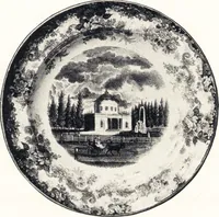 An illustration from Anglo-American pottery : old English china with American views, a manual for collectors (1901)