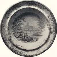An illustration from Anglo-American pottery : old English china with American views, a manual for collectors (1901)