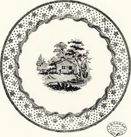 An illustration from Anglo-American pottery : old English china with American views, a manual for collectors (1901)
