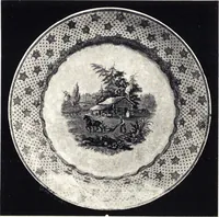 An illustration from Anglo-American pottery : old English china with American views, a manual for collectors (1901)