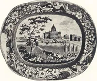 An illustration from Anglo-American pottery : old English china with American views, a manual for collectors (1901)
