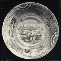 An illustration from Anglo-American pottery : old English china with American views, a manual for collectors (1901)