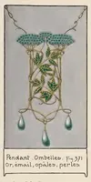 Picture 16 of 16 from Etude de la plante : son application aux industries d'art : pochoir, papier peint, etoffes, céramique, marqueterie, tapis, ferronnerie, reliure, dentelles, broderies, vitrail, mosaïque, bijouterie, bronze, orfévrerie (1914), leaf 320