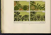 An illustration from Etude de la plante : son application aux industries d'art : pochoir, papier peint, etoffes, céramique, marqueterie, tapis, ferronnerie, reliure, dentelles, broderies, vitrail, mosaïque, bijouterie, bronze, orfévrerie (1914)