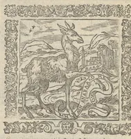Picture 2 of 35 from Omnia Andreae Alciati v.c. emblemata : cum commentariis, quibus emblematum aperta origine mens auctoris explicatur & obscura omnia dubiáque illustrantur : adiectae ad calcem notae posteriores (1589), leaf 209