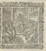 Picture 28 of 35 from Omnia Andreae Alciati v.c. emblemata : cum commentariis, quibus emblematum aperta origine mens auctoris explicatur & obscura omnia dubiáque illustrantur : adiectae ad calcem notae posteriores (1589), leaf 692
