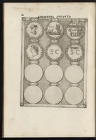 Picture 31 of 63 from Augustarum imagines aereis formis expressae : vitae quoque earundem breviter enarratae, Signorum etiam, quae in posteriori parte numismatu[m] efficta su[n]t ratio explicata (1558), leaf 107