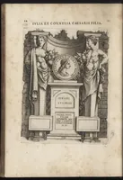 An illustration from Augustarum imagines aereis formis expressae : vitae quoque earundem breviter enarratae, Signorum etiam, quae in posteriori parte numismatu[m] efficta su[n]t ratio explicata (1558)